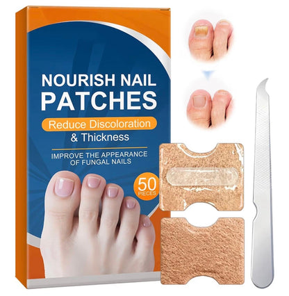 Parche anti-hongos de uñas de acción intensiva.  Recupera la confianza en tus pies con un tratamiento fácil, discreto y efectivo desde casa.,