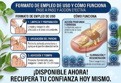 🍄 El Parche Antihongos que ayuda a recuperar uñas sanas y fuertes (Copia)